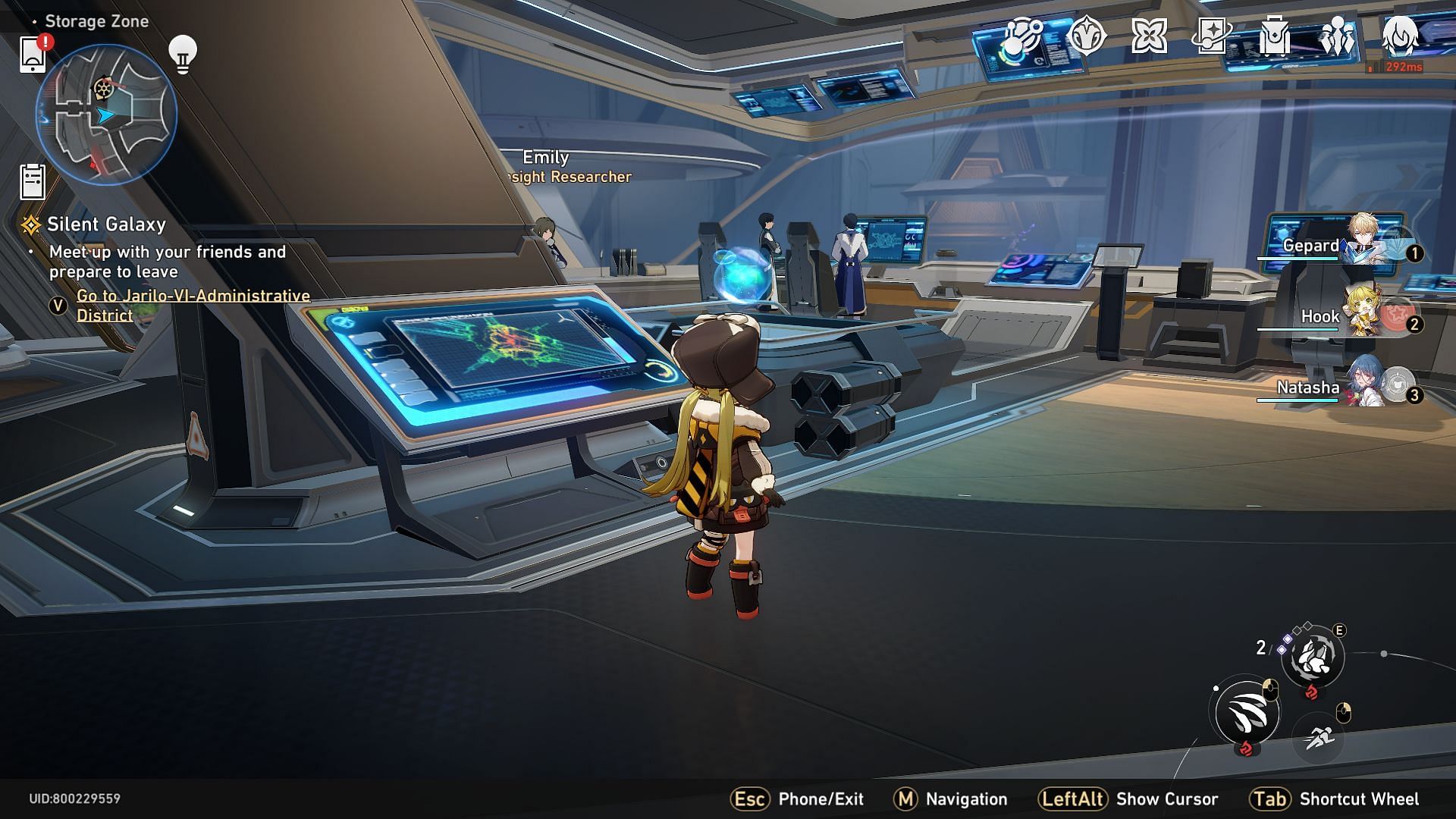 Control room bubble (Image via HoYoverse)